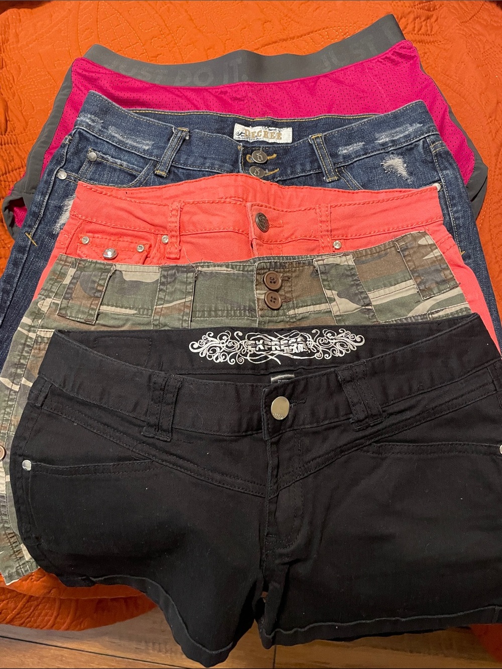 Shorts Bundle 5 Pairs Size 5-6 Medium
